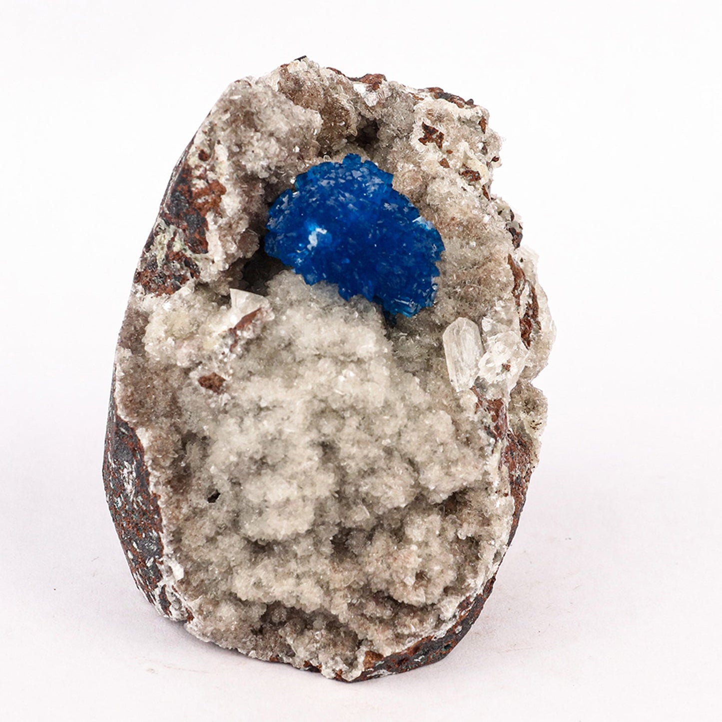 Cavansite on Heulandite (Rare Find) Natural Mineral Specimen # B 6380