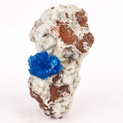 Cavansite on Heulandite (Rare Find) Natural Mineral Specimen # B 6383