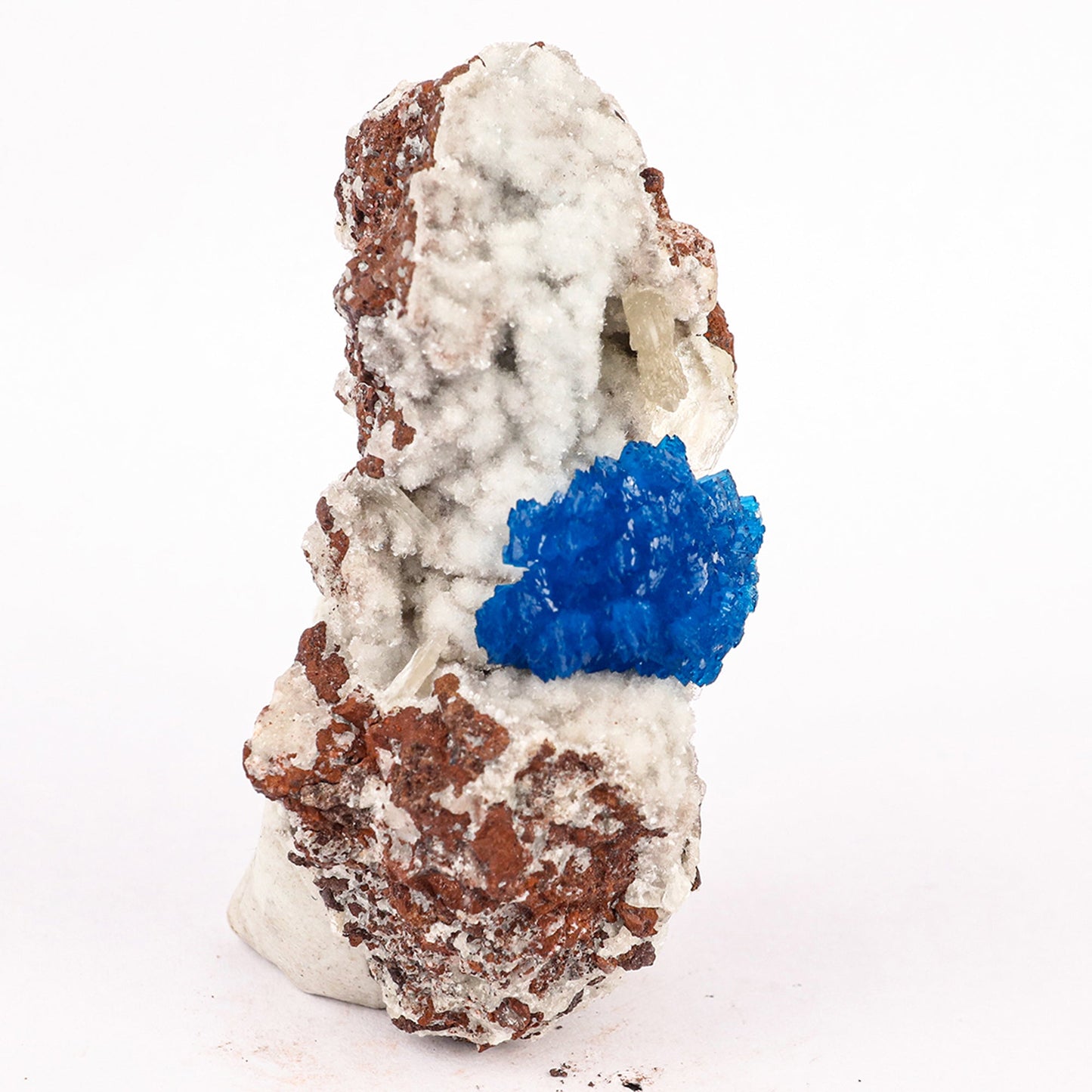 Cavansite on Heulandite (Rare Find) Natural Mineral Specimen # B 6383