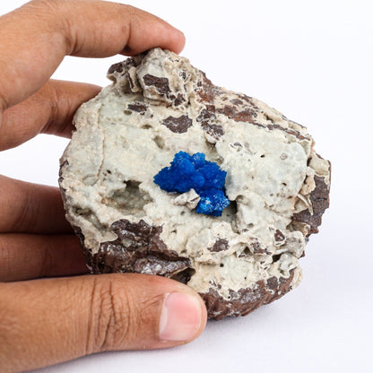 Cavansite on Heulandite (Rare Find) Natural Mineral Specimen # B 6479