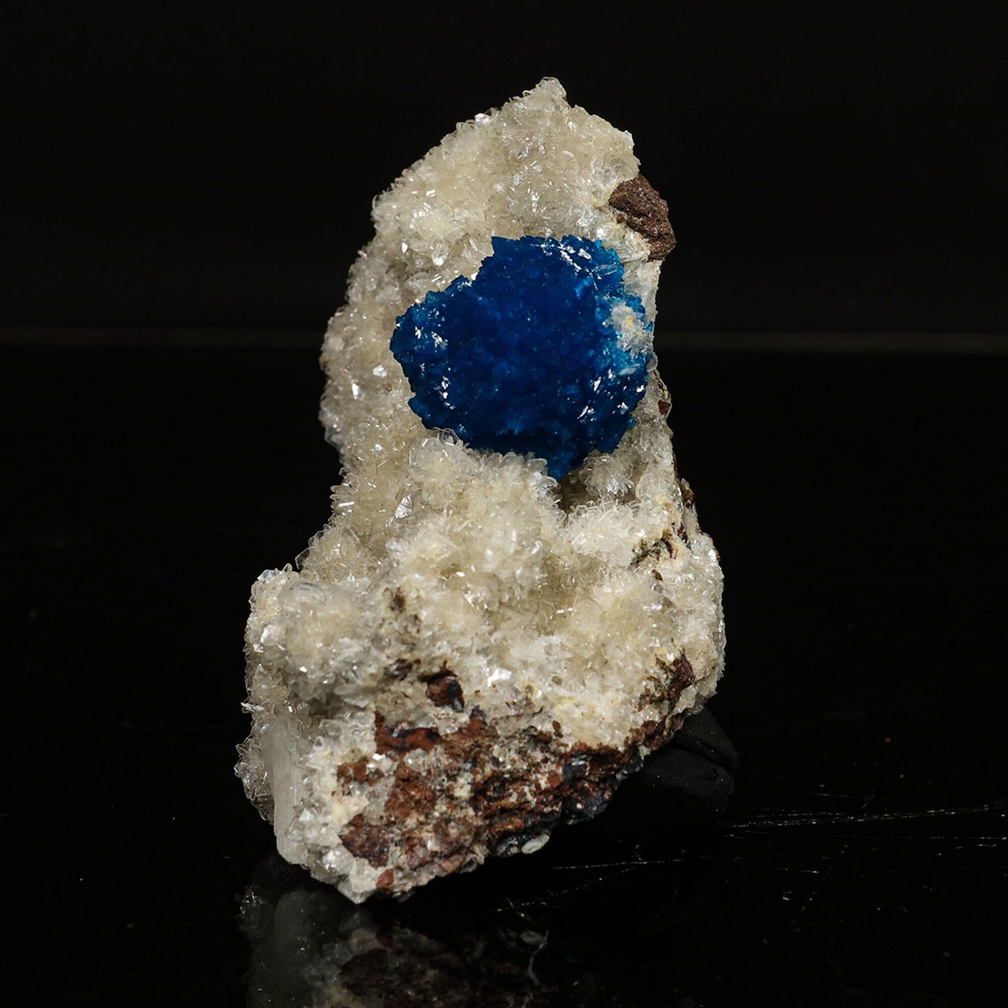 Cavansite on Heulandite (Rare Find) Natural Mineral Specimen # B 6756