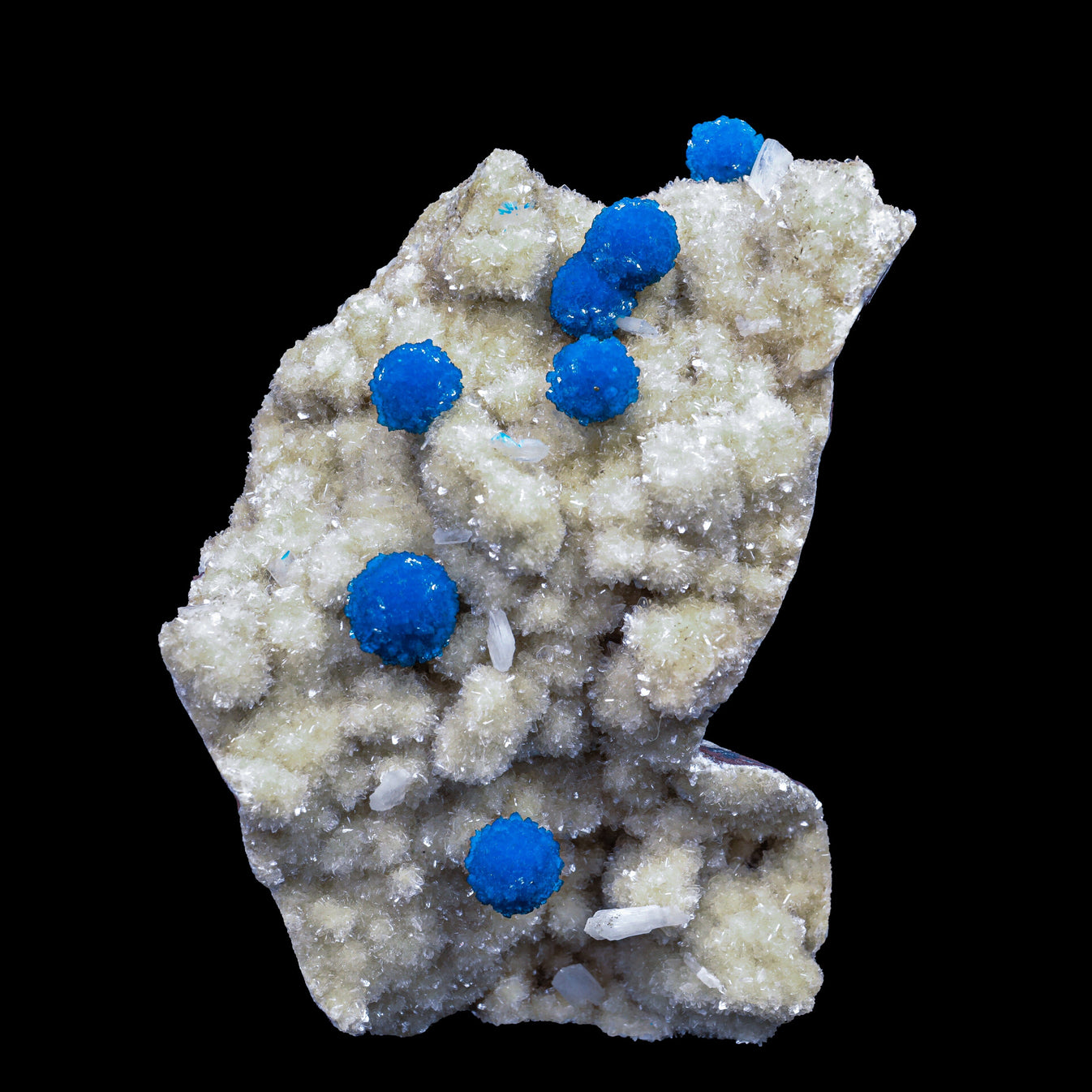 Cavansite on Heulandite (Rare Find) Natural Mineral Specimen # B 6907 ...