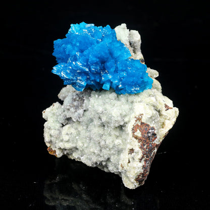 Cavansite on Heulandite Rare Natural Mineral Specimen