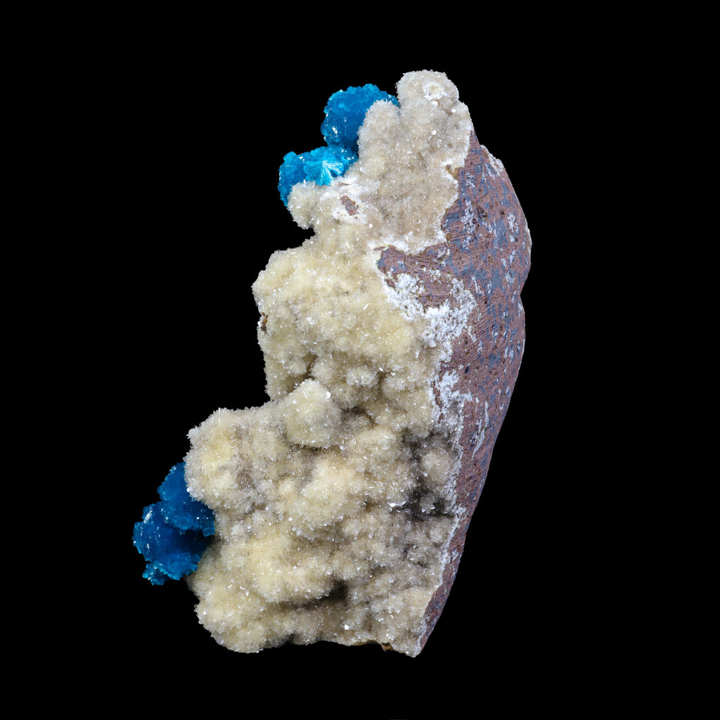 Cavansite on Heulandite (Rare Find) Natural Mineral Specimen USA # B 6922