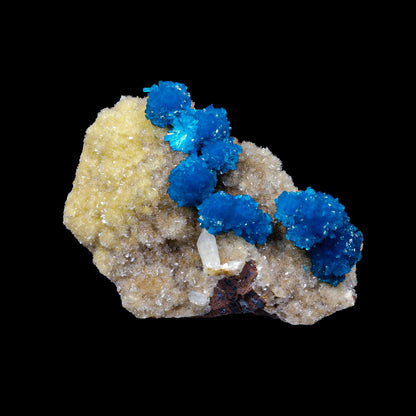 Cavansite on Heulandite (Rare Find) Natural Mineral Specimen USA # B 6926