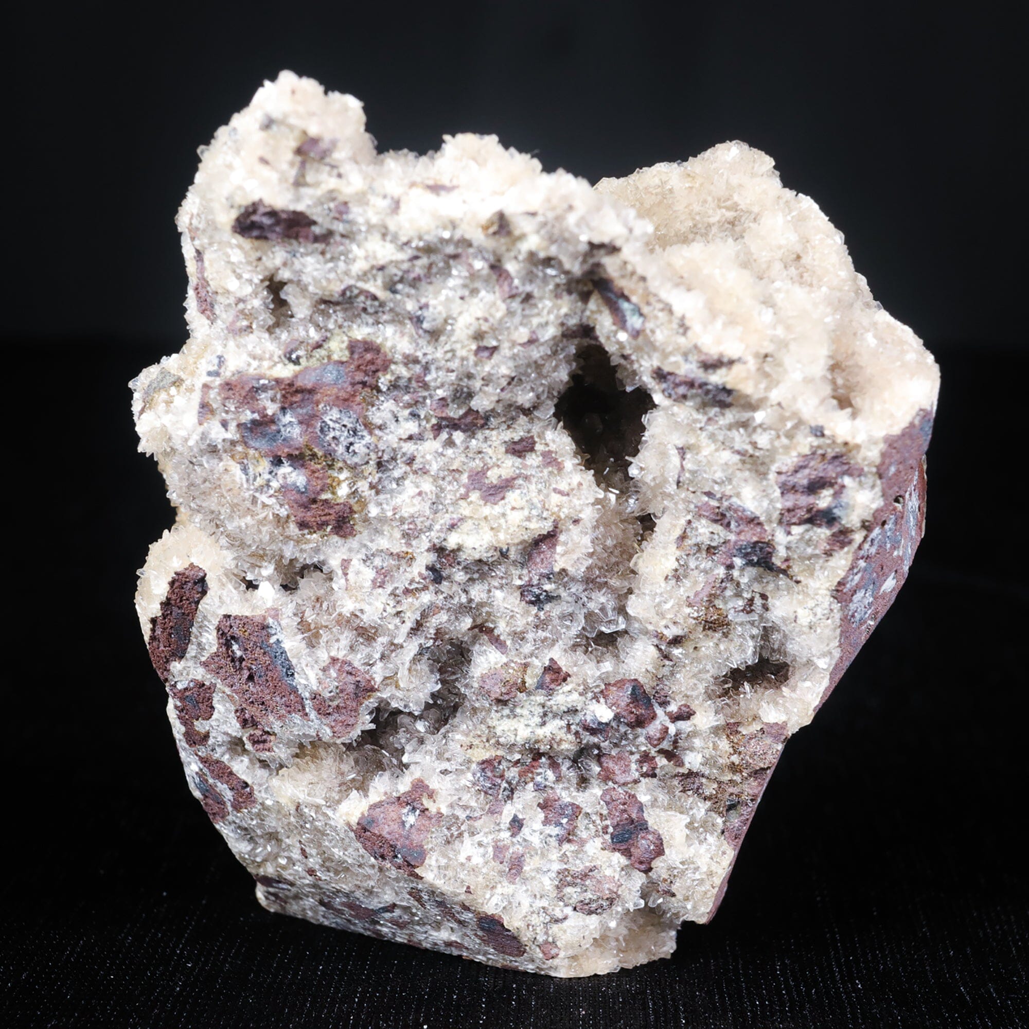 Cavansite on Heulandite (Rare Find) Natural Mineral Specimen USA # B 7017