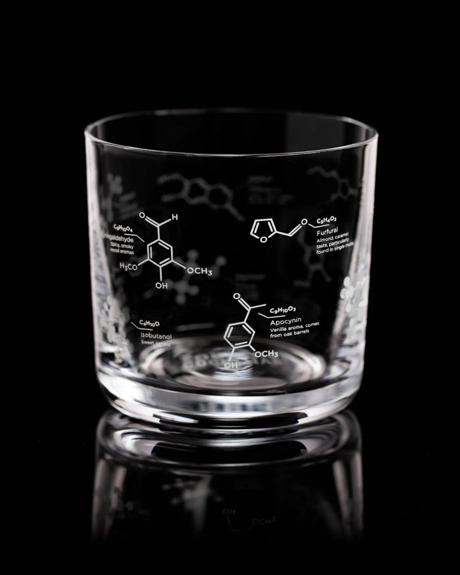 Chemistry of Whiskey Lowball Glass: White Stemcell Science Shop