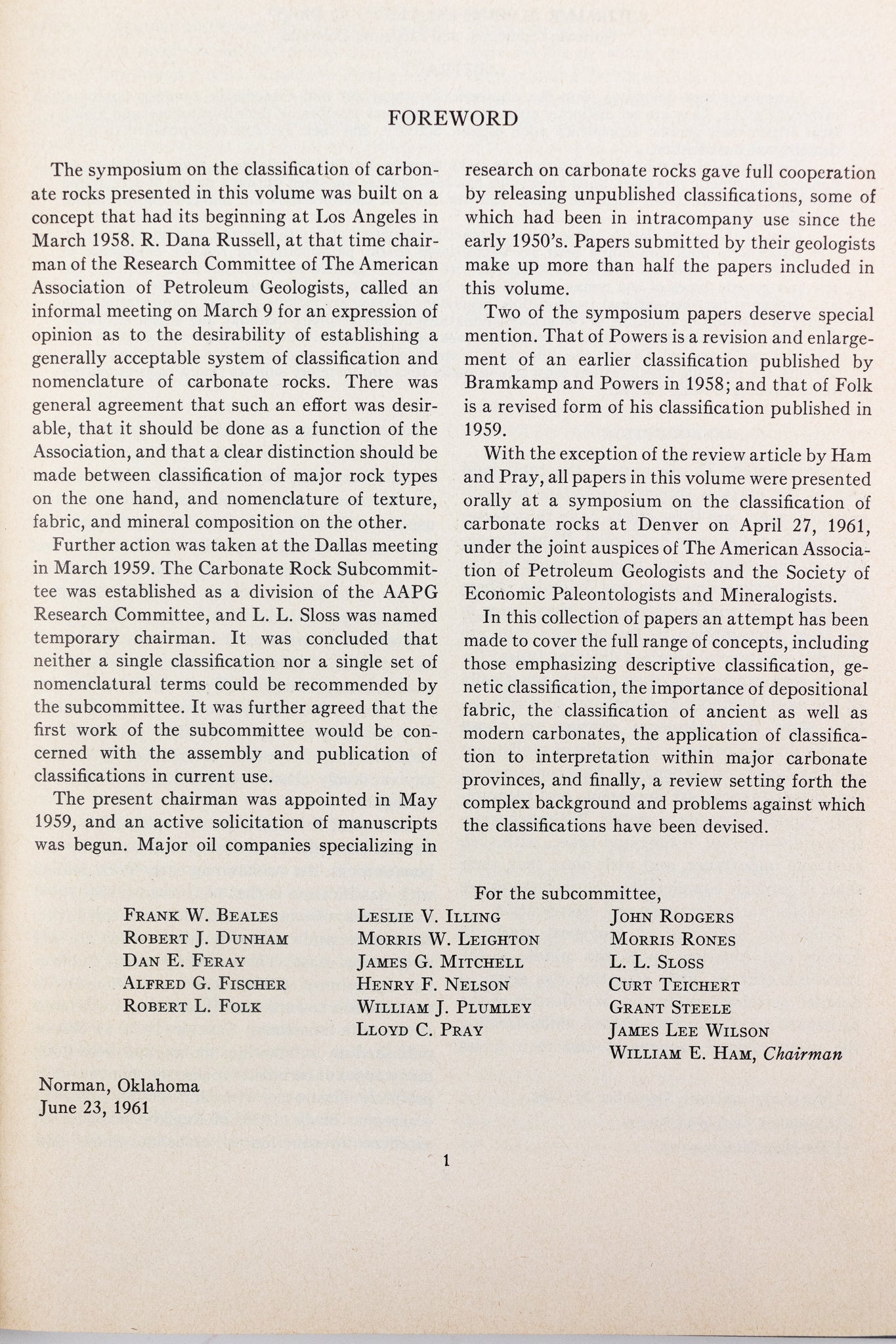 Classification of Carbonate Rocks; a Symposium Books Stemcell Science Shop