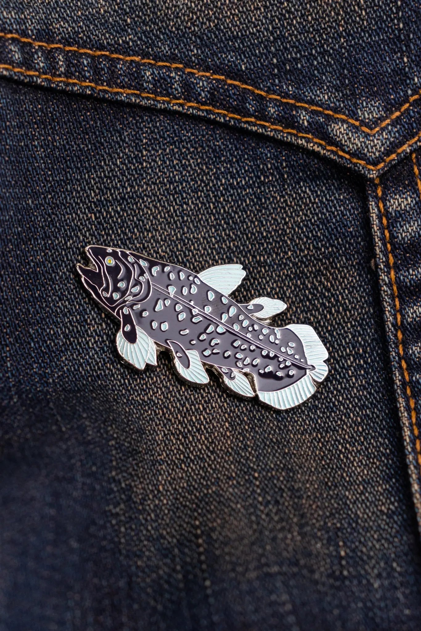 Coelacanth Enamel Pin (Coelacanthiformes), Default Title at Stemcell Science Shop