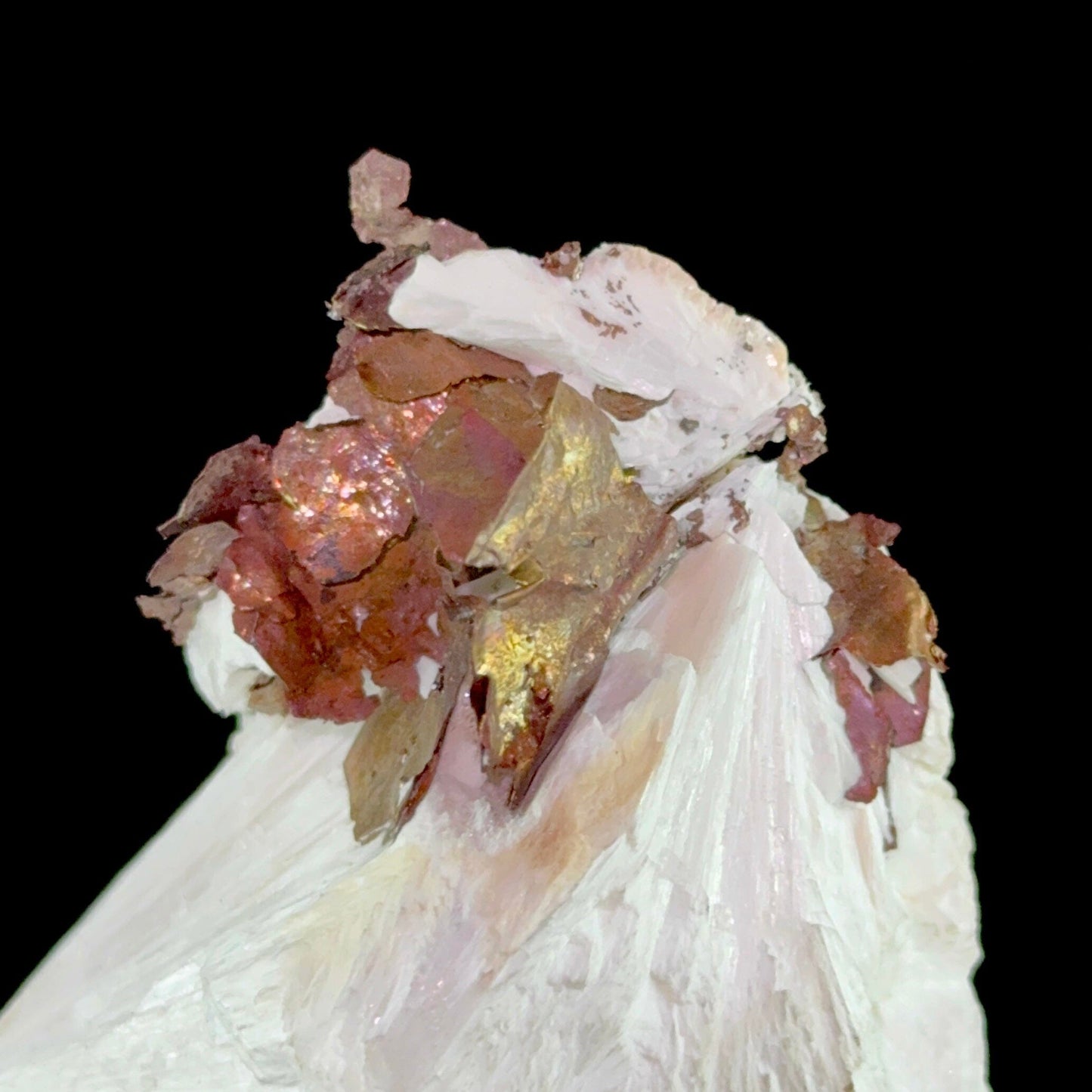 Copper on Scolecite | High Quality Mineral | Indian Minerals | Superb Minerals | Fine Mineral | Collectors Piece