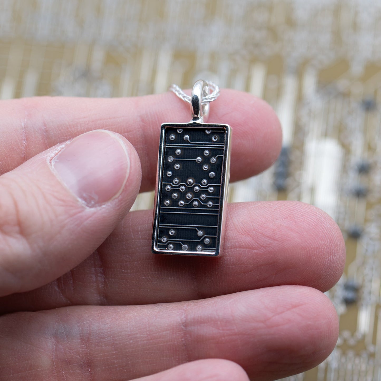 First Supercomputer Cray-1 Pendant Necklace