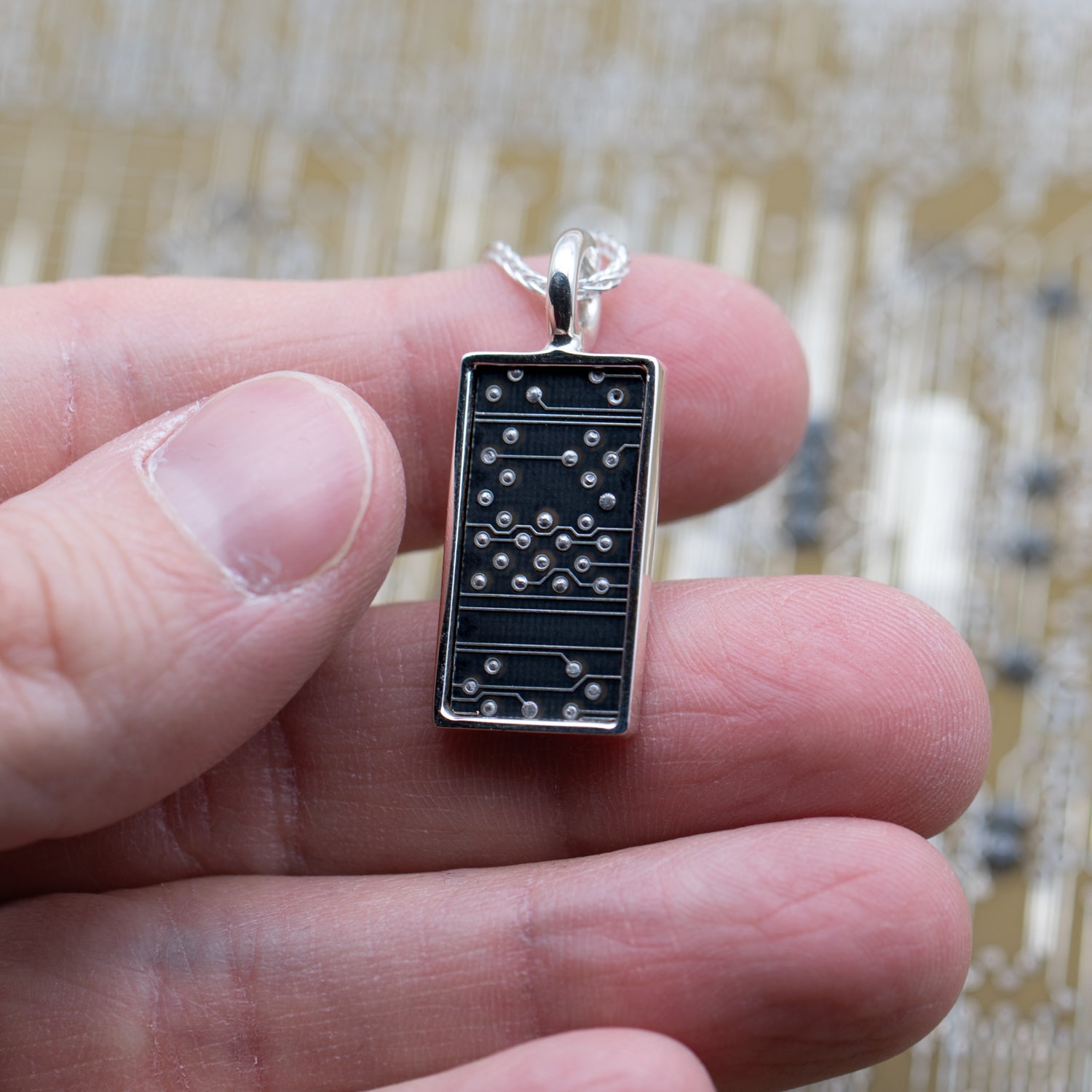 First Supercomputer Cray-1 Pendant Necklace