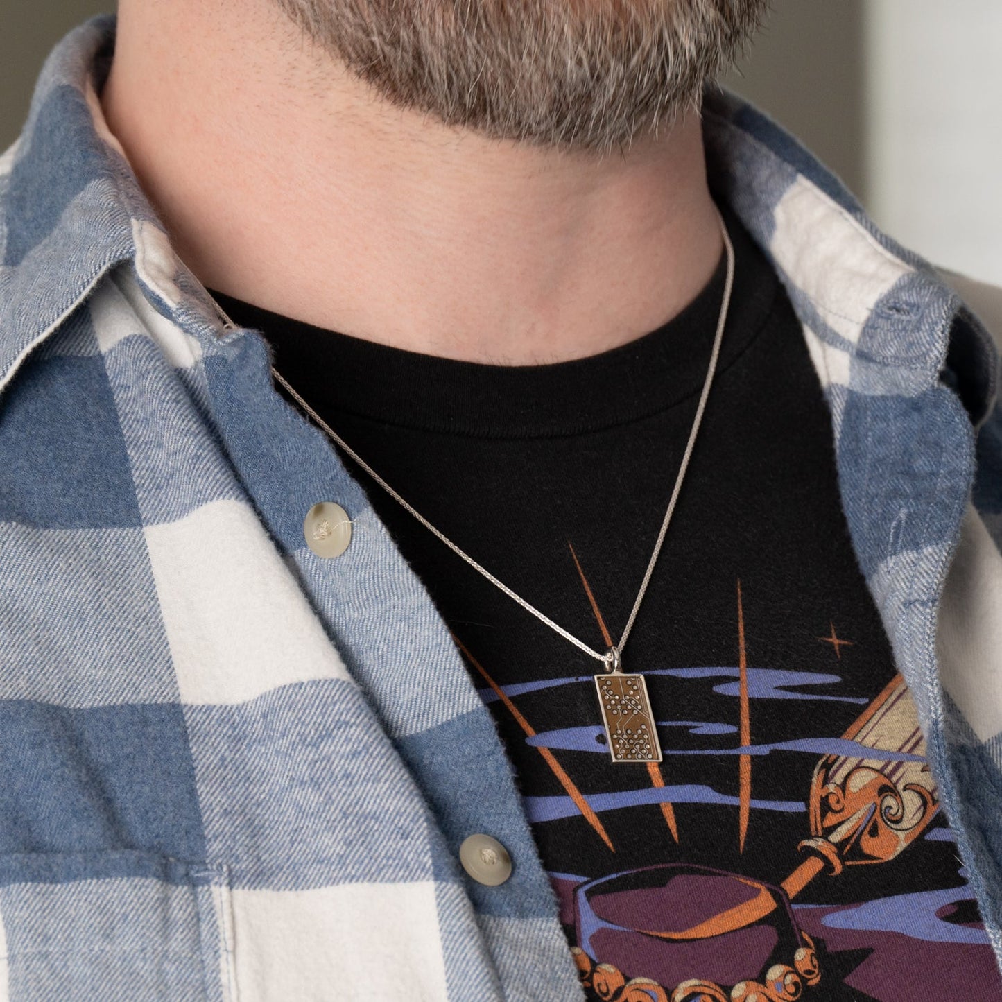 First Supercomputer Cray-1 Pendant Necklace