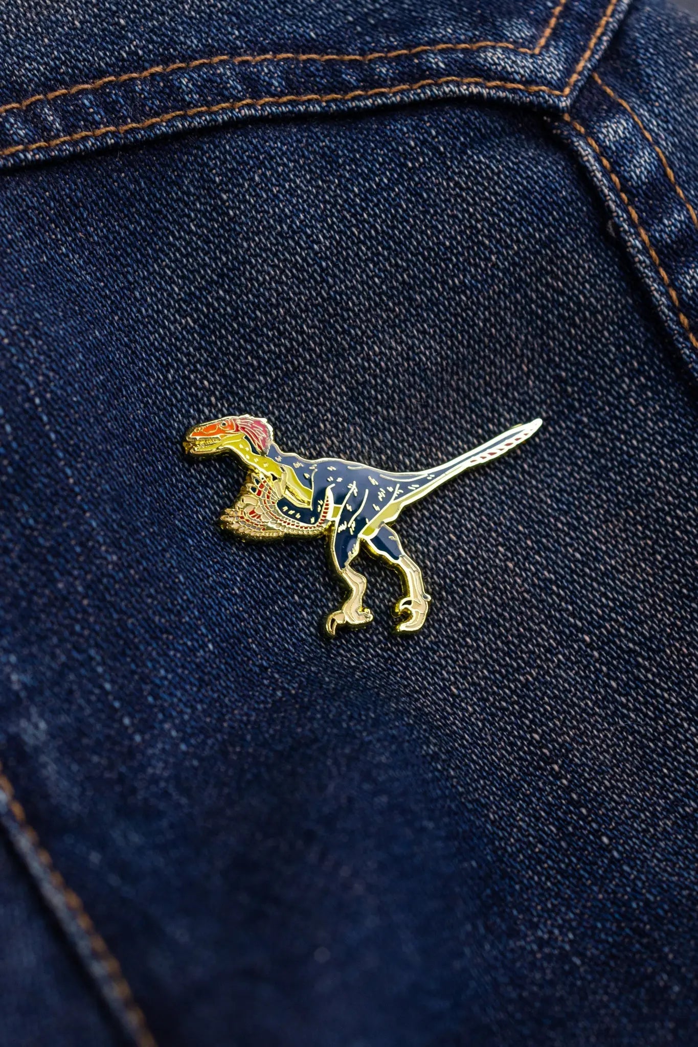 Deinonychus Enamel Pin (Deinonychus antirrhopus), Default Title at Stemcell Science Shop