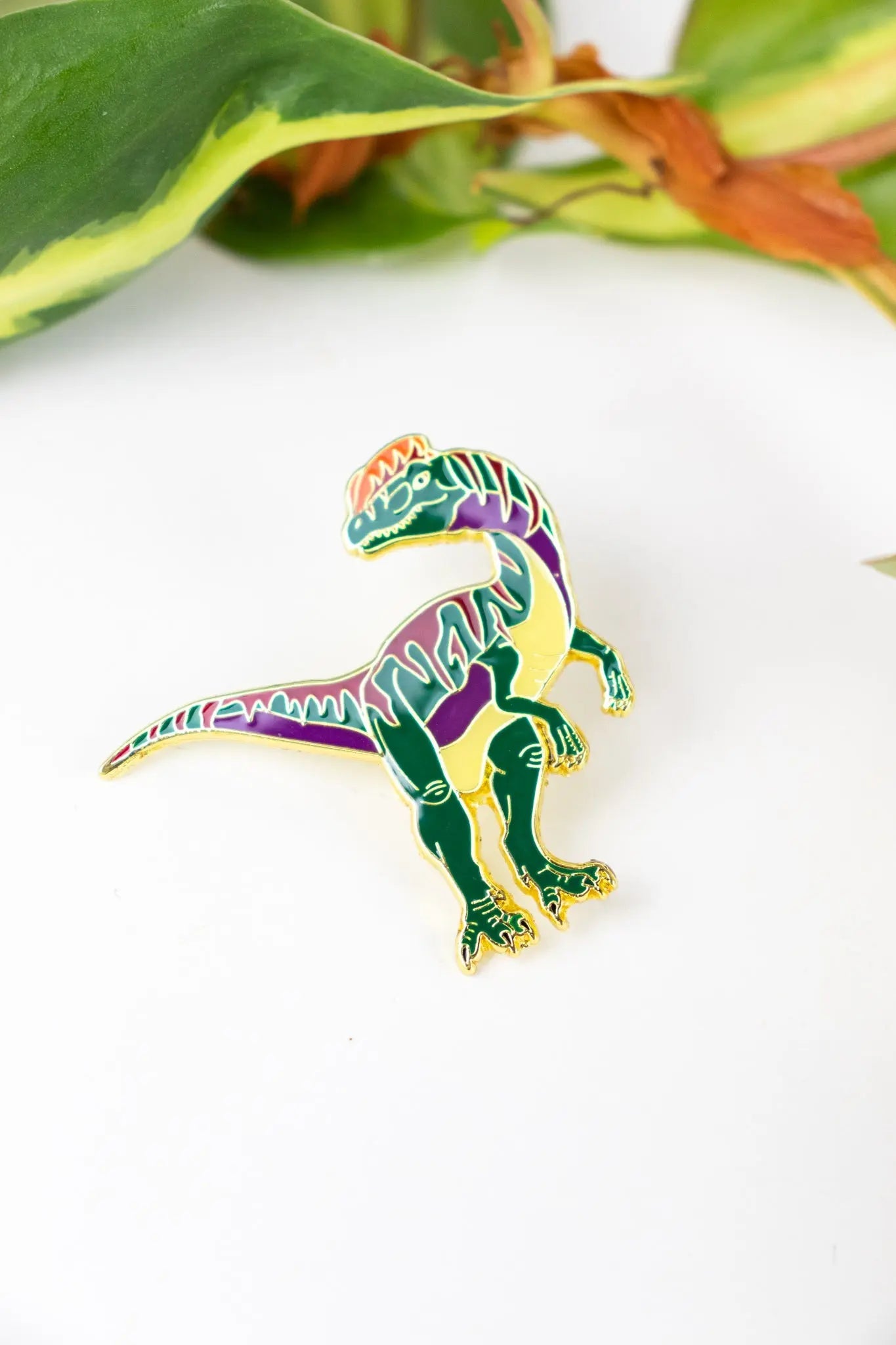 Dilophosaurus Enamel Pin (Dilophosaurus wetherilli), Default Title at Stemcell Science Shop