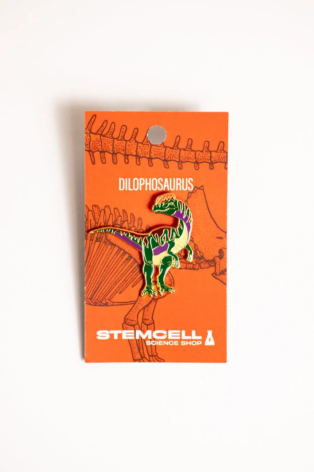 Dilophosaurus Enamel Pin (Dilophosaurus wetherilli), Default Title at Stemcell Science Shop