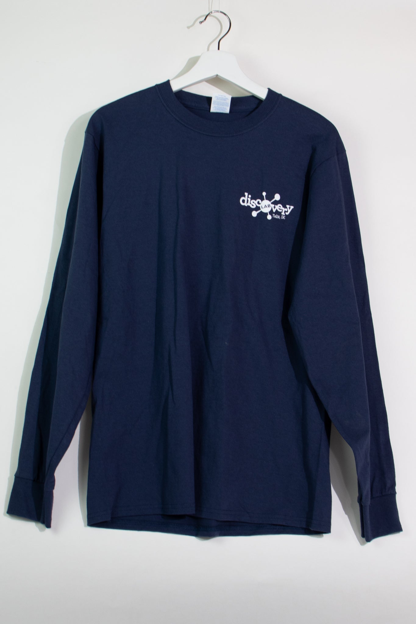 Discovery Lab Long Sleeve Tee - Navy Apparel Stemcell Science Shop