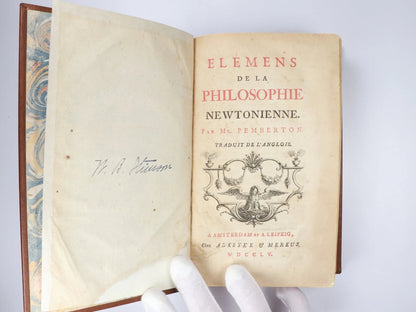 Elements of Newtonian Philosophy (French Translation) - Books from Stemcell Science Shop