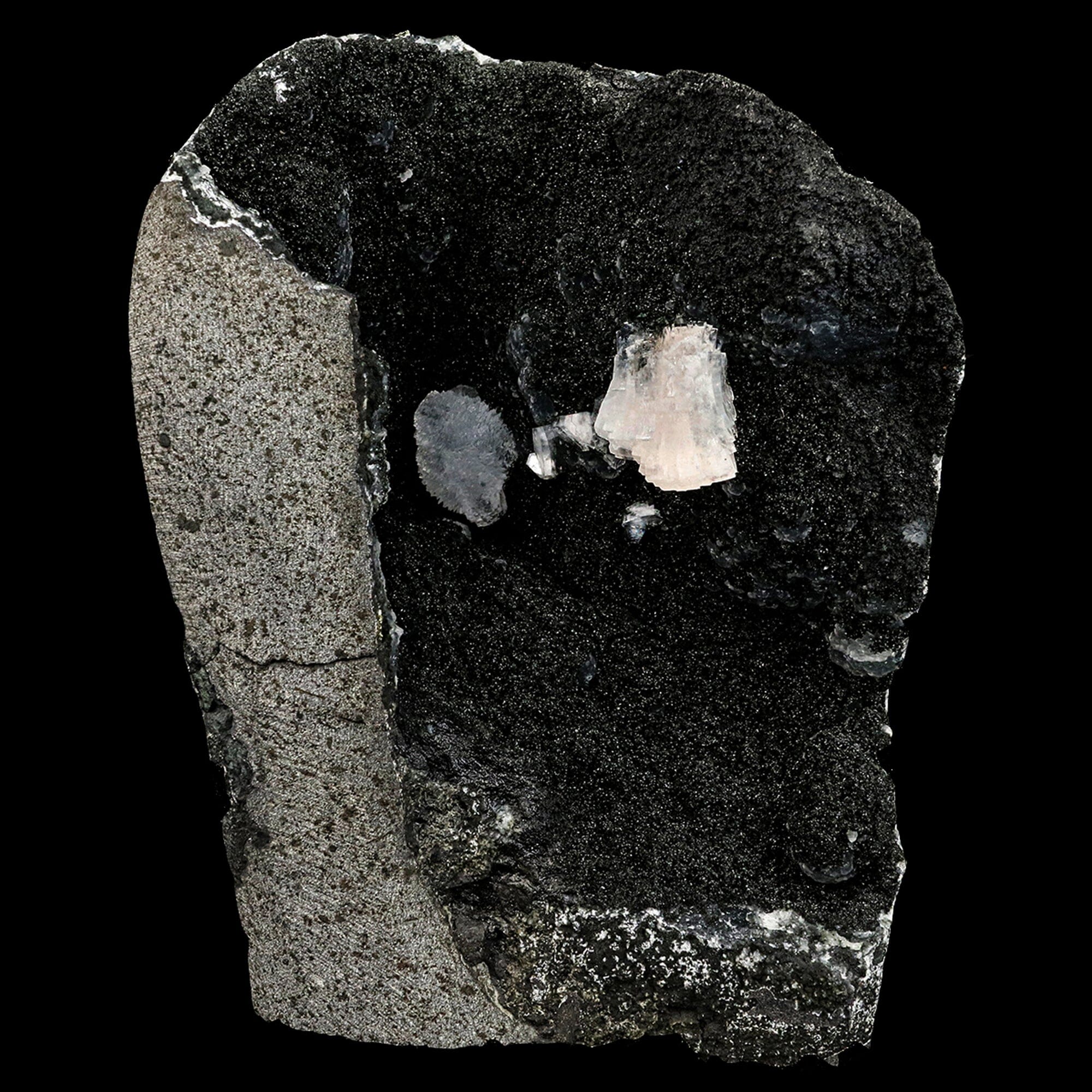 Epi-Stilbite & Heulandite in Julgoldite geode Rare Find Free Standing Natural Mineral Specimen # B 6669