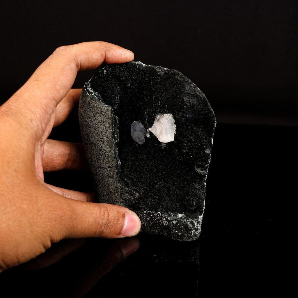 Epi-Stilbite & Heulandite in Julgoldite geode Rare Find Free Standing Natural Mineral Specimen # B 6669