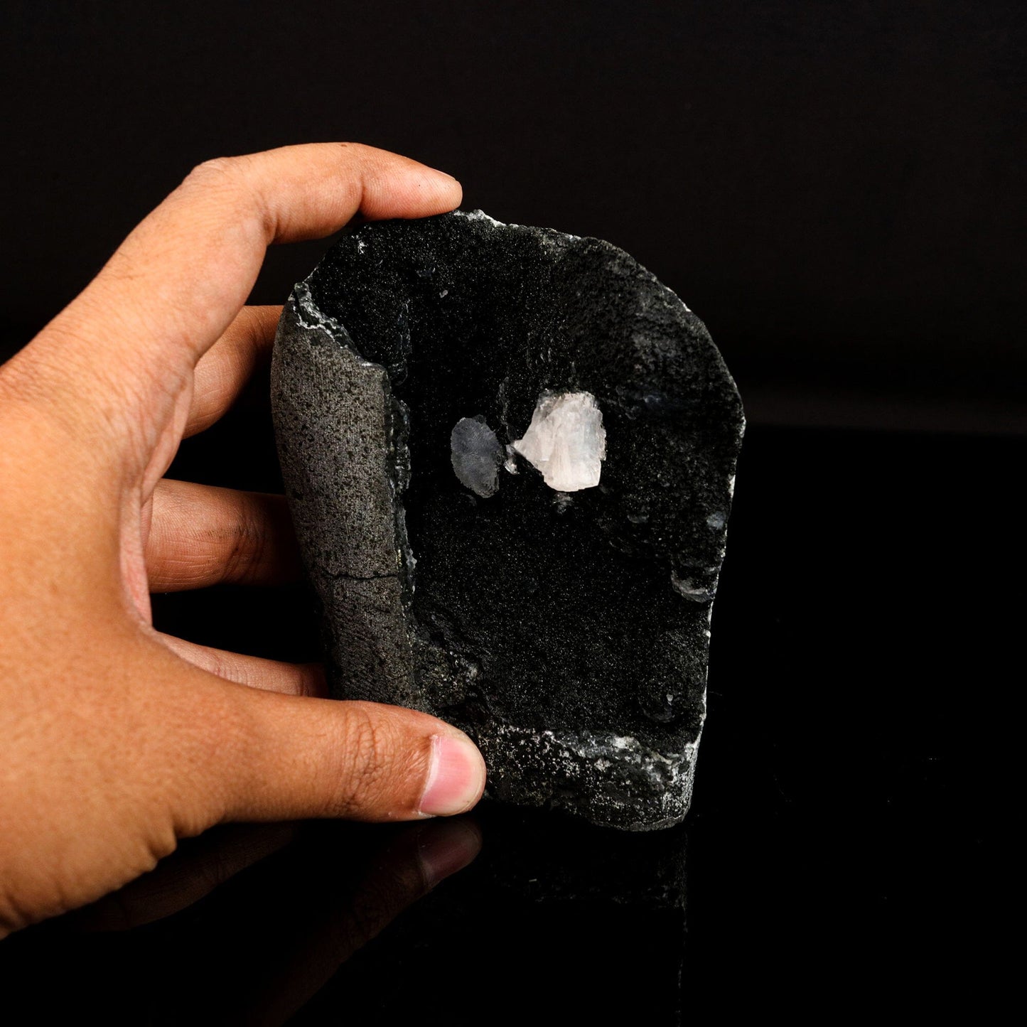 Epi-Stilbite & Heulandite in Julgoldite geode Rare Find Free Standing Natural Mineral Specimen # B 6669