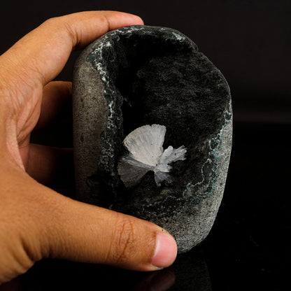 Radial Epi-Stilbite with Julgoldite, Two Rare Minerals in One Natural Mineral Specimen # B 6651