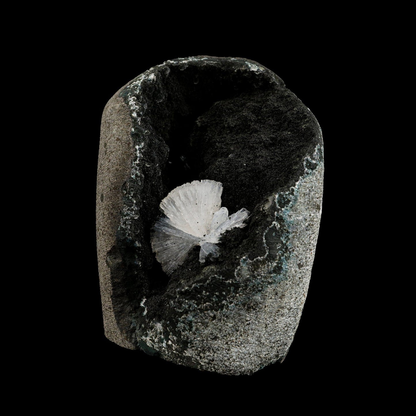 Radial Epi-Stilbite with Julgoldite, Two Rare Minerals in One Natural Mineral Specimen # B 6651
