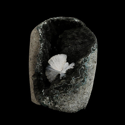 Radial Epi-Stilbite with Julgoldite, Two Rare Minerals in One Natural Mineral Specimen # B 6651