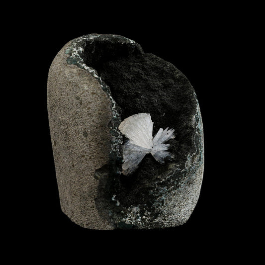 Radial Epi-Stilbite with Julgoldite, Two Rare Minerals in One Natural Mineral Specimen # B 6651