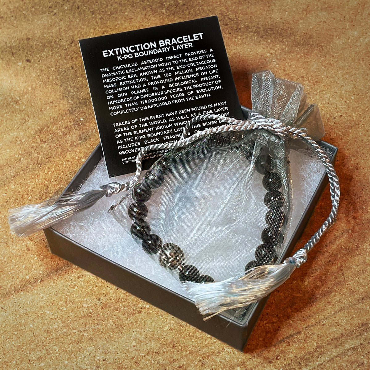 Extinction Bracelet - Death of the Dinosaurs - K-Pg Boundary Layer
