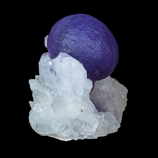 Extremely Rare Dark Purple Botryoidal Fluorite Natural Mineral Specimen, Default Title at Stemcell Science Shop