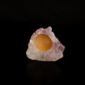 Fluorite ball on Amethyst Natural Mineral Specimen # B 6189
