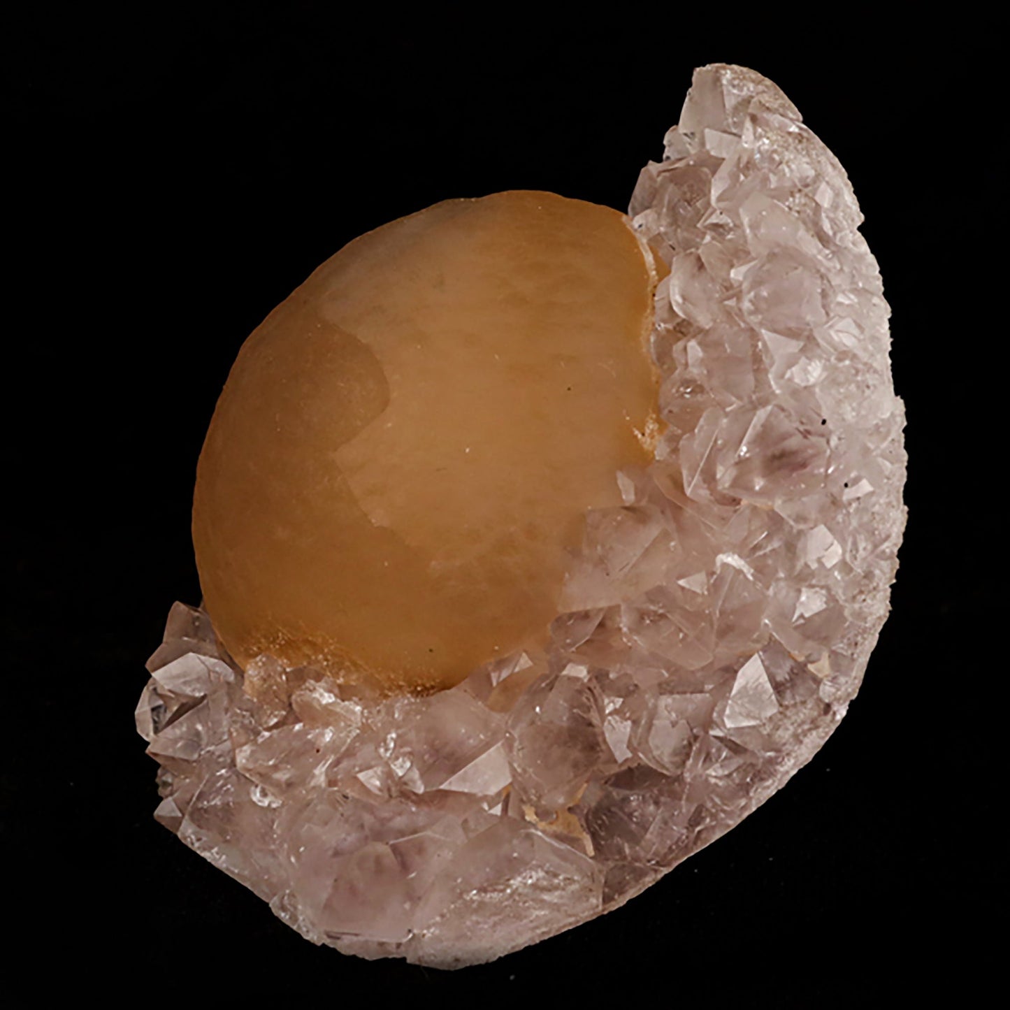 Fluorite ball on MM Quartz Natural Mineral Specimen # B 5392