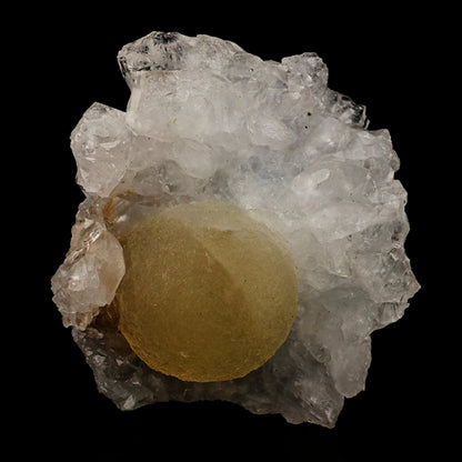 Fluorite balls on MM Quartz Natural Mineral Specimen # B 5943