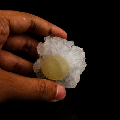 Fluorite balls on MM Quartz Natural Mineral Specimen # B 5943