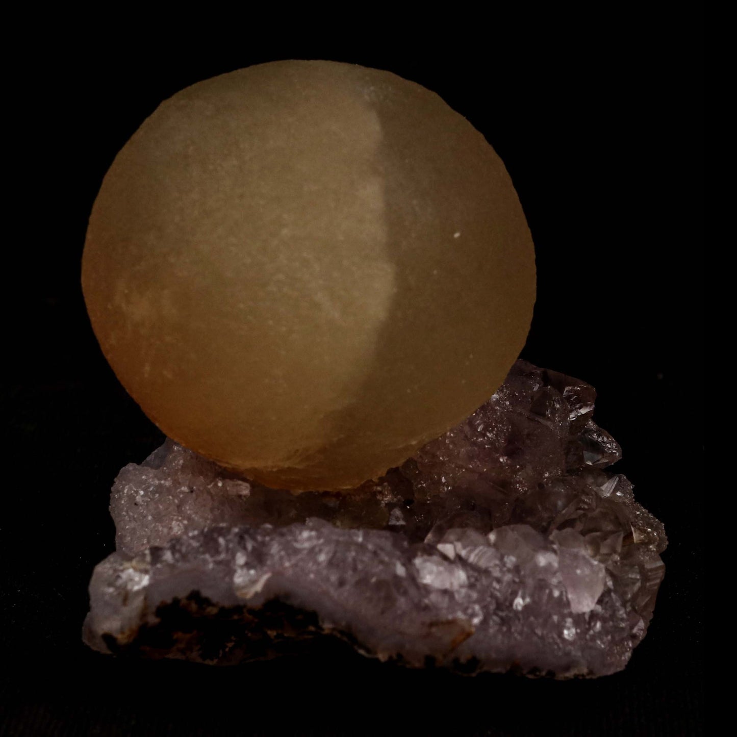 Fluorite Botryoidalon Amethyst Natural Mineral Specimen  # B 5194