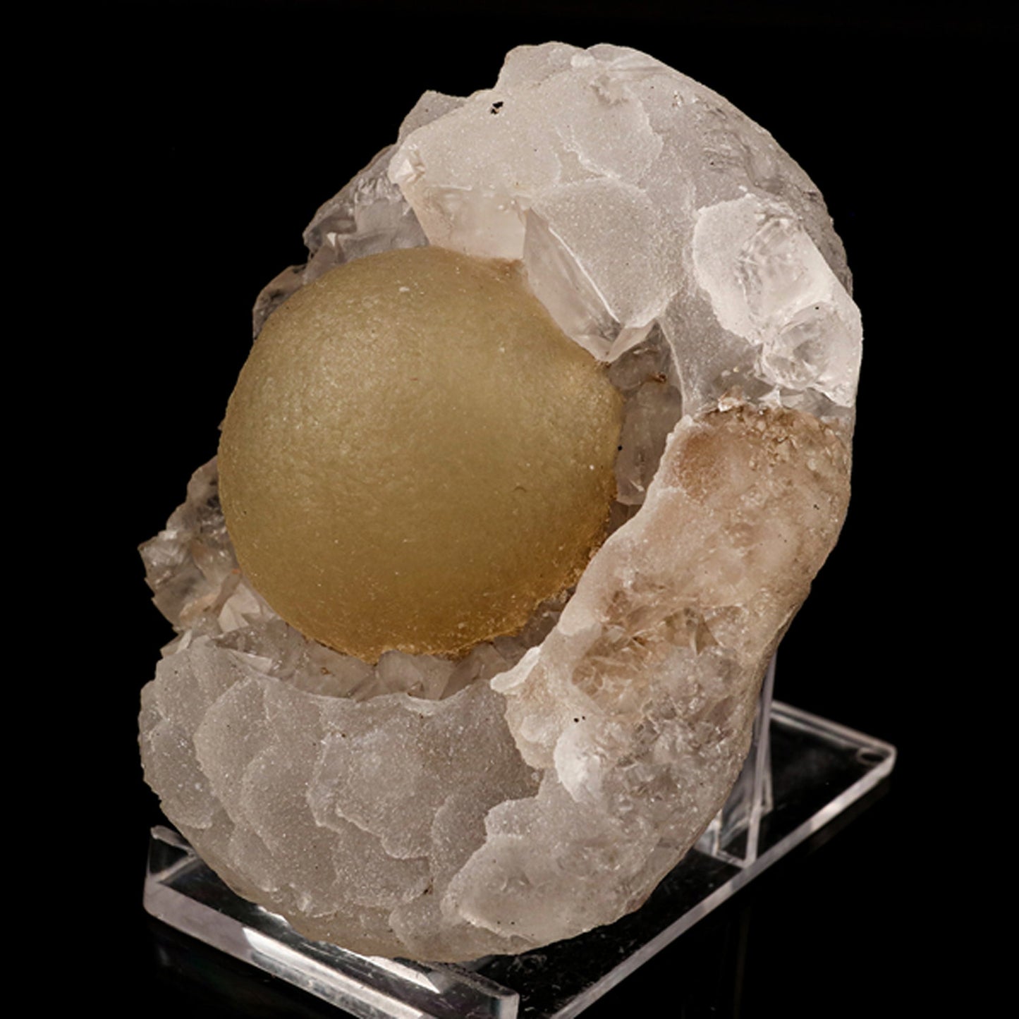 Fluorite Huge balls on MM Quartz Natural Mineral Specimen # B 5956