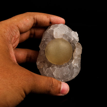 Fluorite Huge balls on MM Quartz Natural Mineral Specimen # B 5956