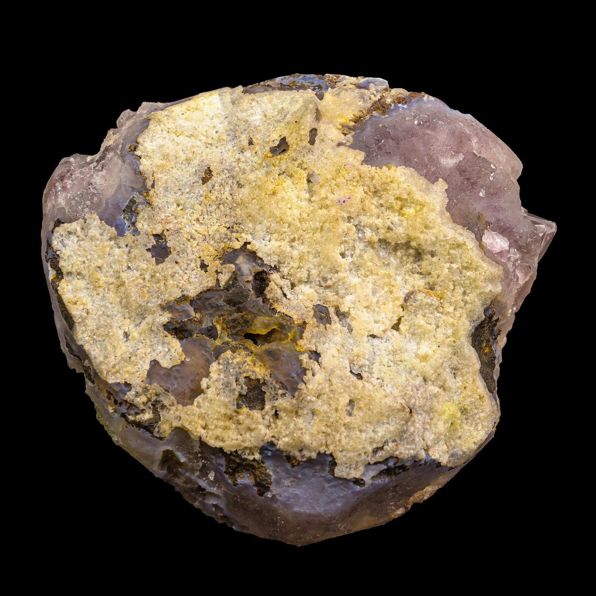 Fluorite On Amethyst Rare Natural Mineral Specimen, Default Title at Stemcell Science Shop