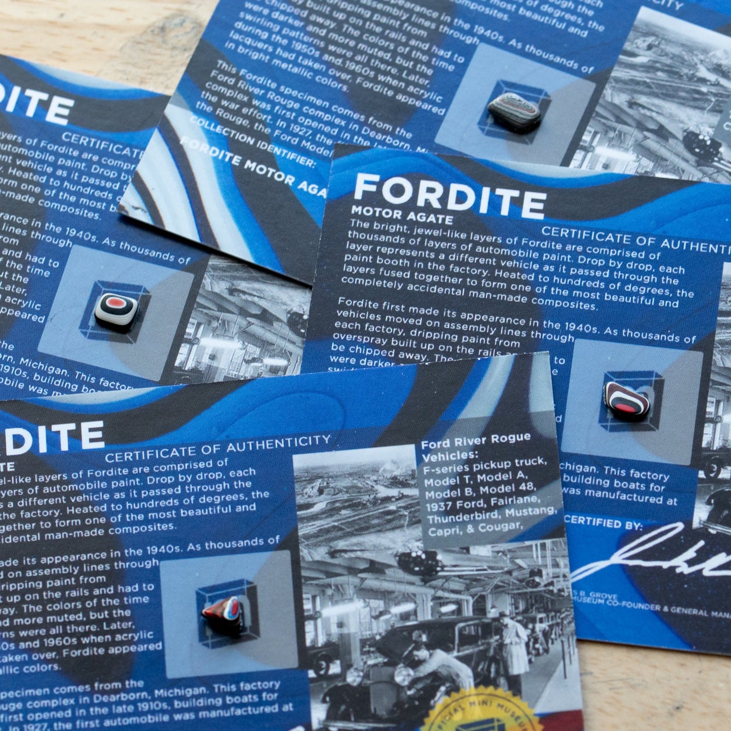 Fordite - Display Card