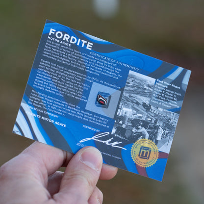 Fordite - Display Card