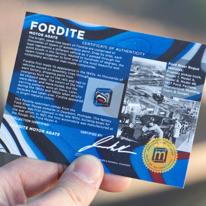 Fordite - Display Card