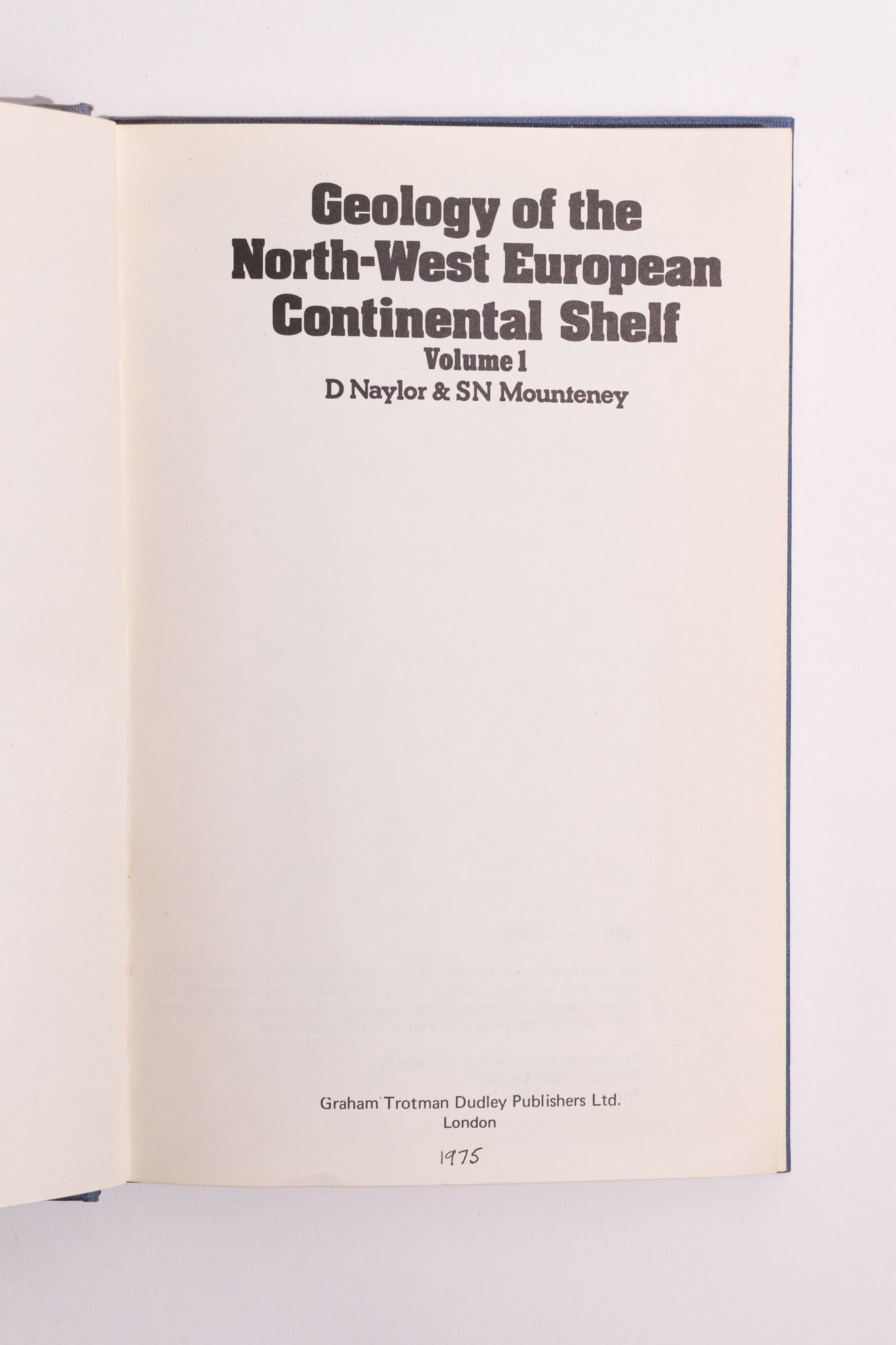 Geology of the North - West European Continental Shelf Books Stemcell Science Shop