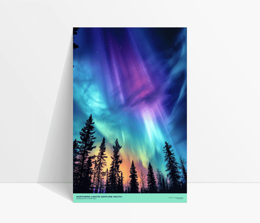 Geomagnetic Storm 2024 Commemorative Poster Art Stemcell Science Shop