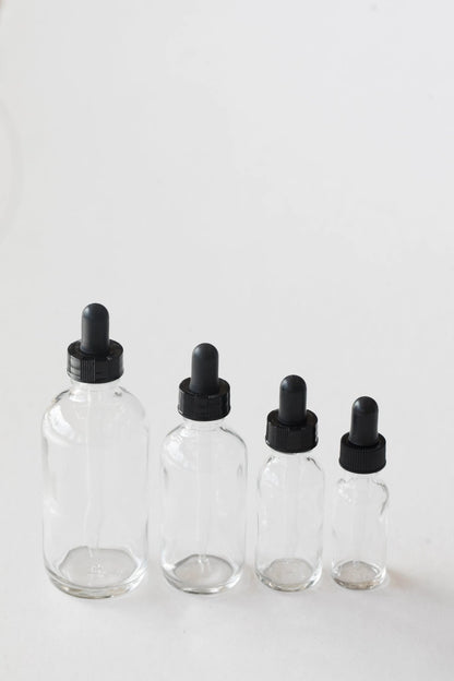 Glass Dropper Bottle - Clear Laboratory Stemcell Science Shop