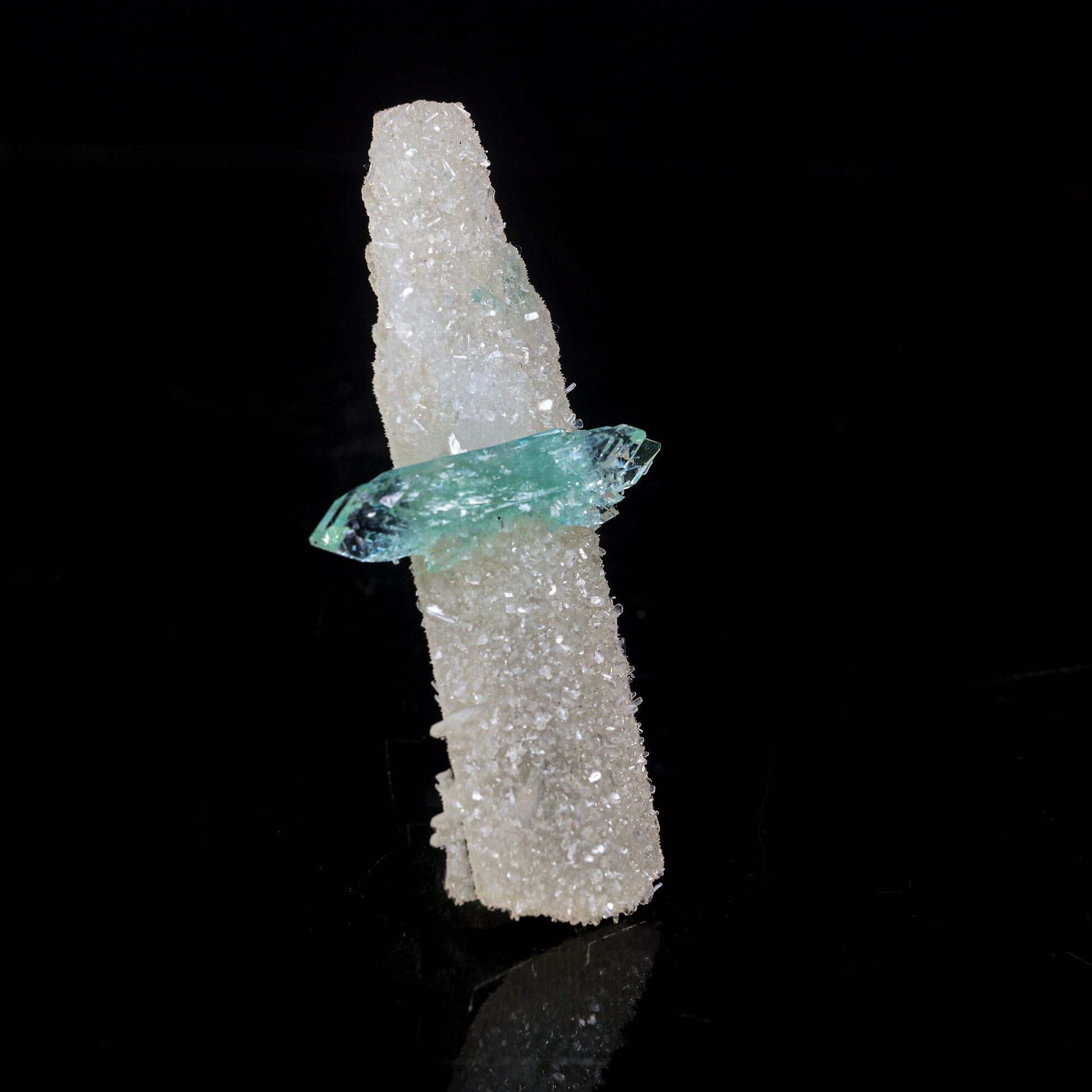 Green Apophyllite with Coated Calcite Rare Bat Formation Natural Mineral Specimen, Default Title at Stemcell Science Shop