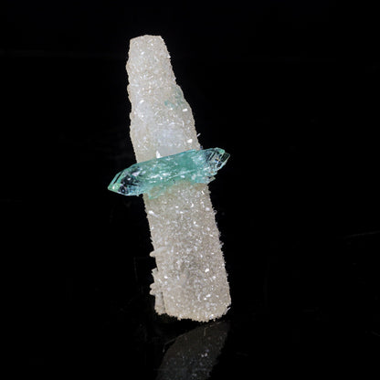 Green Apophyllite with Coated Calcite Rare Bat Formation Natural Mineral Specimen, Default Title at Stemcell Science Shop