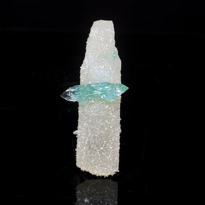 Green Apophyllite with Coated Calcite Rare Bat Formation Natural Mineral Specimen, Default Title at Stemcell Science Shop