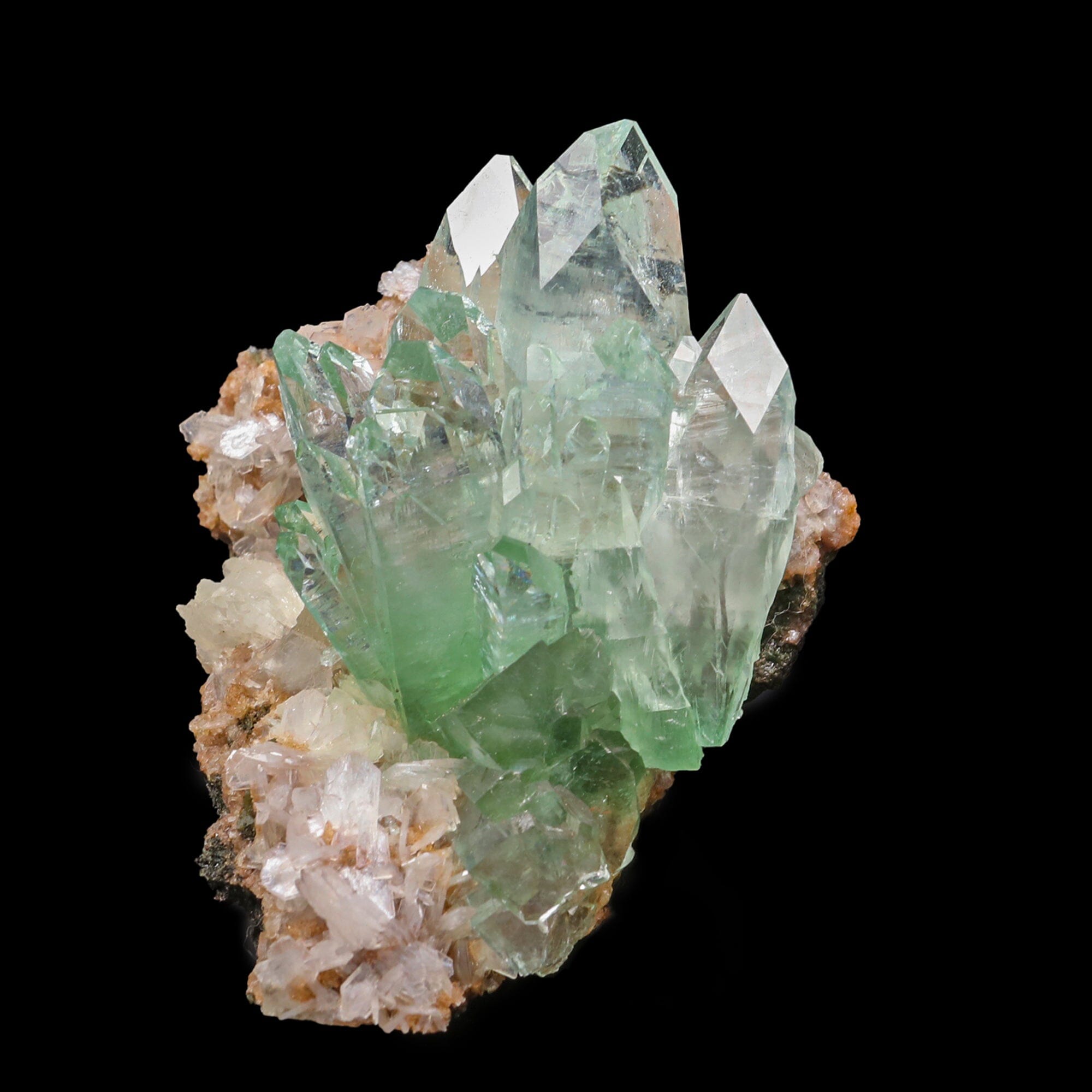 Green Apophyllite with Stilbite Natural Mineral Specimen, Default Title at Stemcell Science Shop
