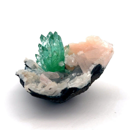 Green Apophyllite with Stilbite Natural Mineral Specimen, Default Title at Stemcell Science Shop